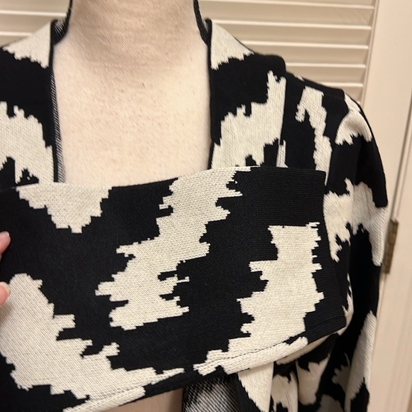 Rain + Rose Hooded Cardigan in Mocha Multi, Size Large, NWT - Picture 12 of 17